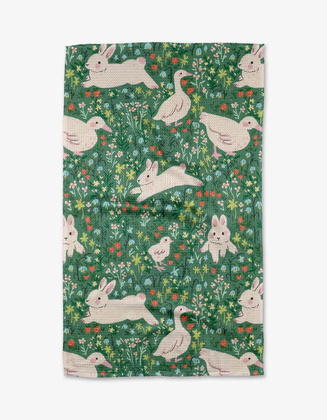 Geometry - Tea Towel Easter Meadow