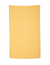 Geometry - Tea Towel Summer Grid Orange