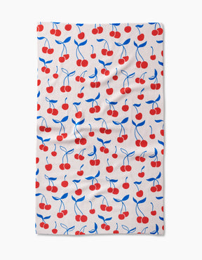 Geometry - Tea Towel Very Cherry