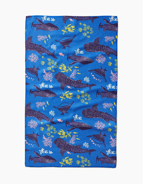 Geometry - Tea Towel Whale Shark