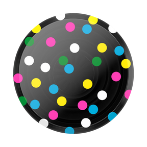 Pop Grip Translucent Black Disco Dots