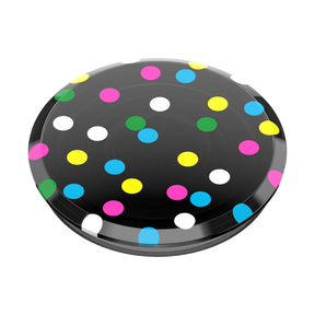 Pop Grip Translucent Black Disco Dots