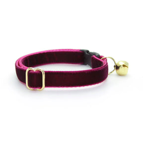 Cat Collar "Velvet-Merlot" Breakaway