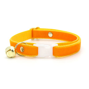 Cat Collar "Velvet-Marigold" Breakaway