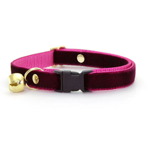 Cat Collar "Velvet-Merlot" Breakaway