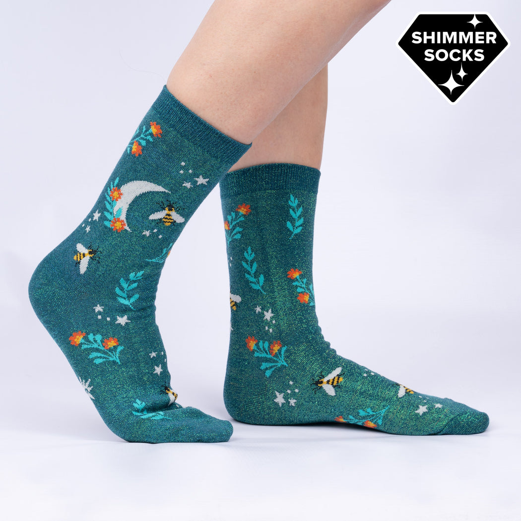 Sock It To Me - Socks Bee Dazzling Women's Crew