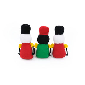 ZippyPaws - Holiday Miniz 3-Pk Nutcracker Dog Toy