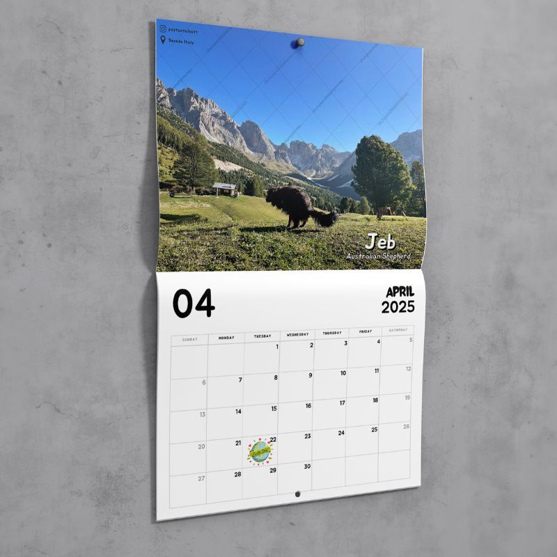 Calendar 2025 -Dogs Pooping in Beautiful Places