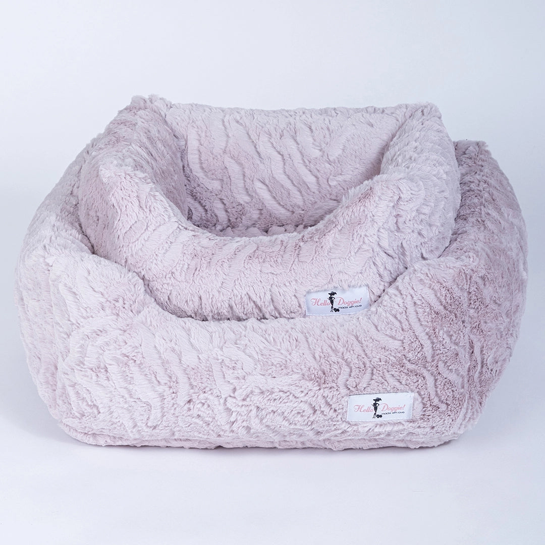 Hello Doggie - Cuddle Dog Bed Pink Ice