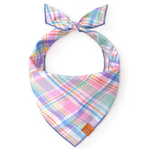 Bandana Dog Blooming Plaid