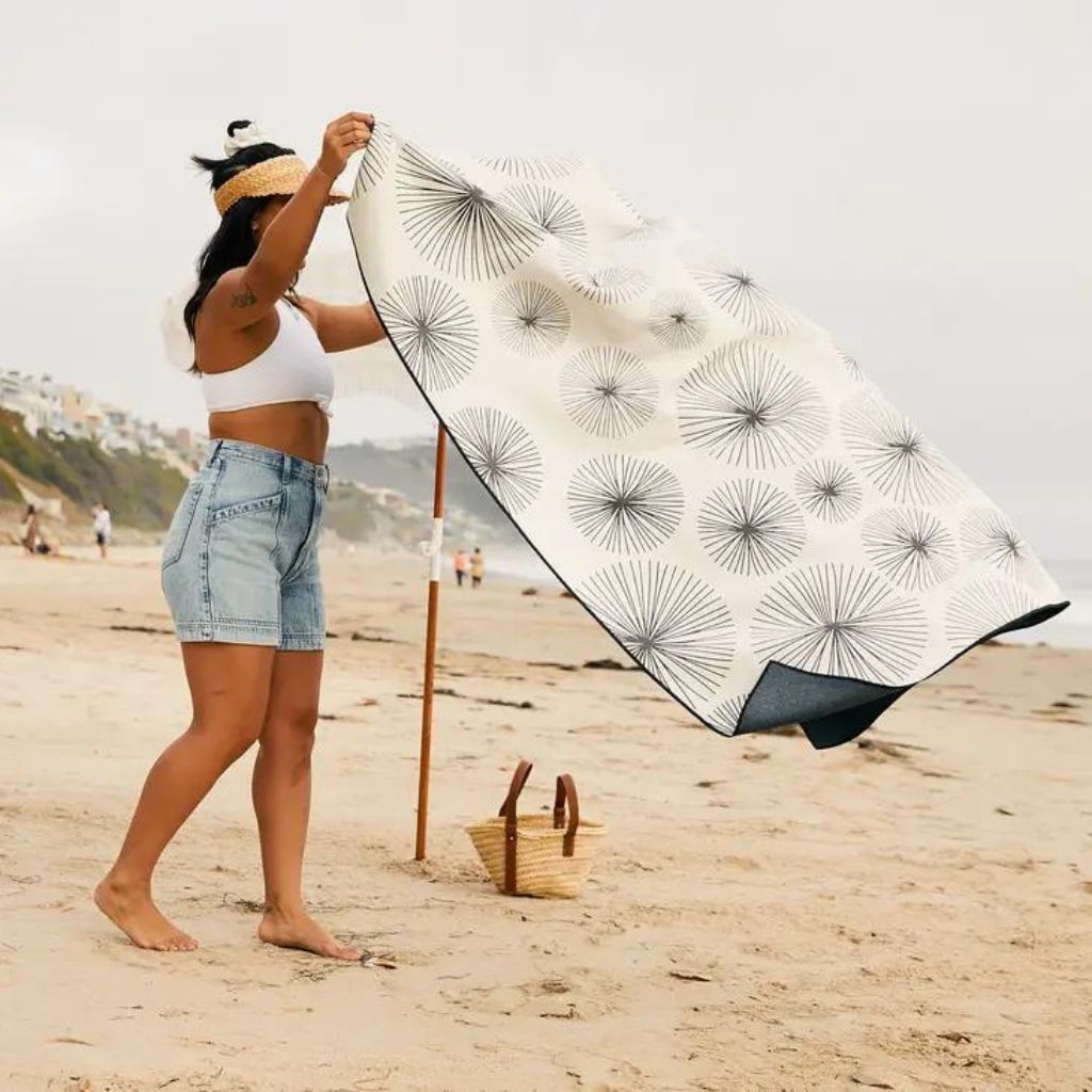 Geometry - Beach Blanket Pink Checkers