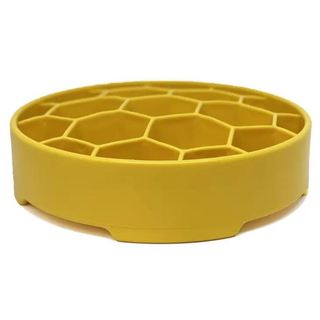 eBowl Enrichment Slow Feeder Dog Bowl - Honeycomb Design