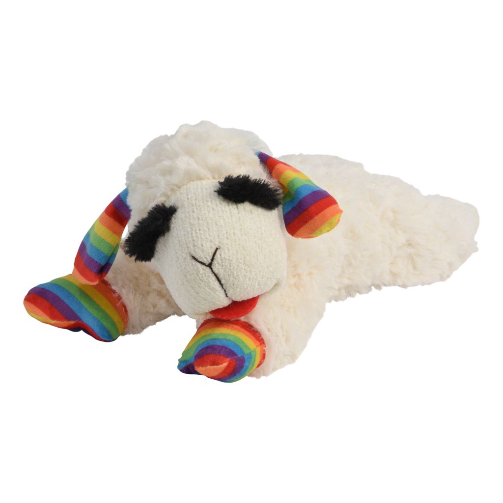 Multipet - Lambchop Rainbow Dog Toy