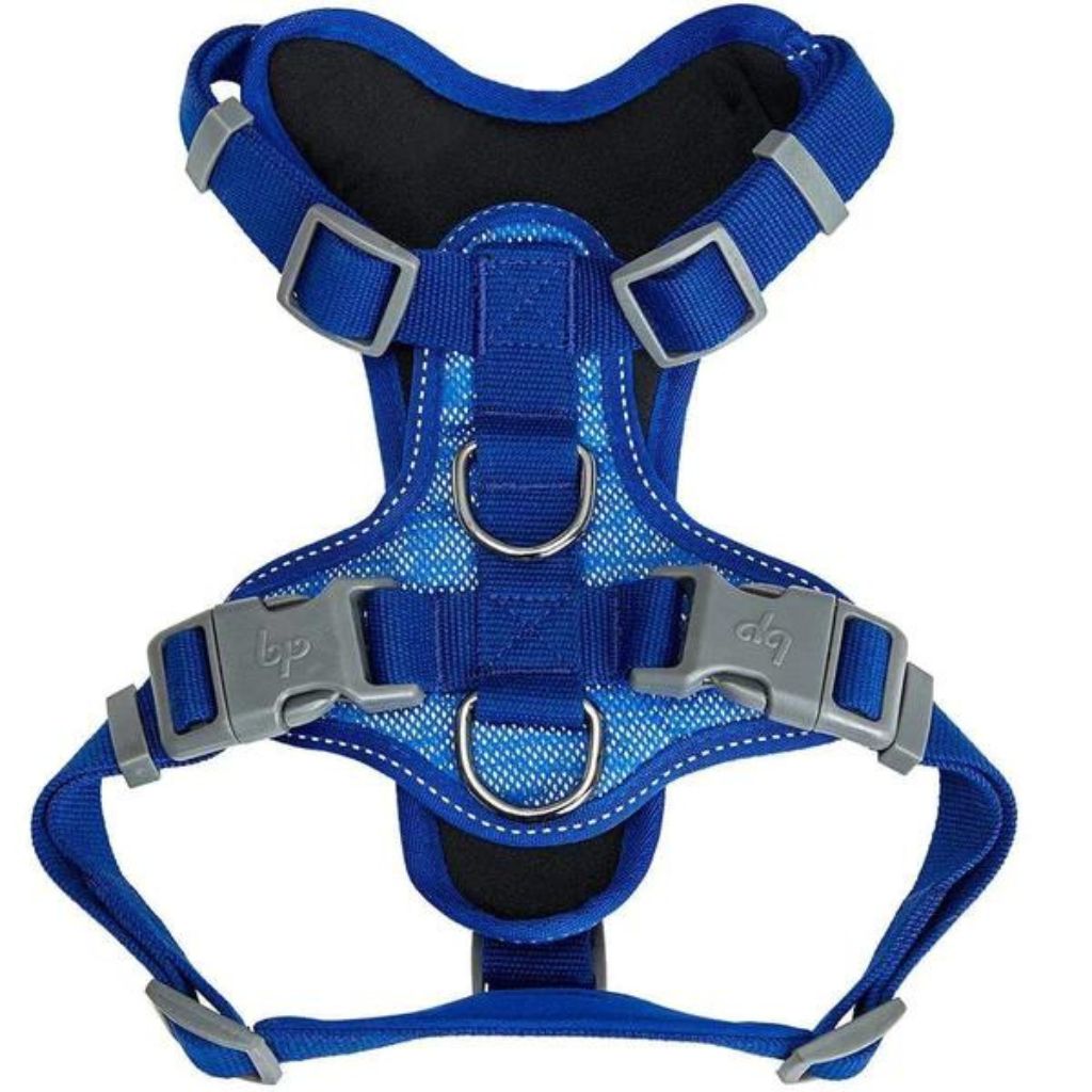 Blue | Reflective Mesh Padded No Pull Dog Harness Vest