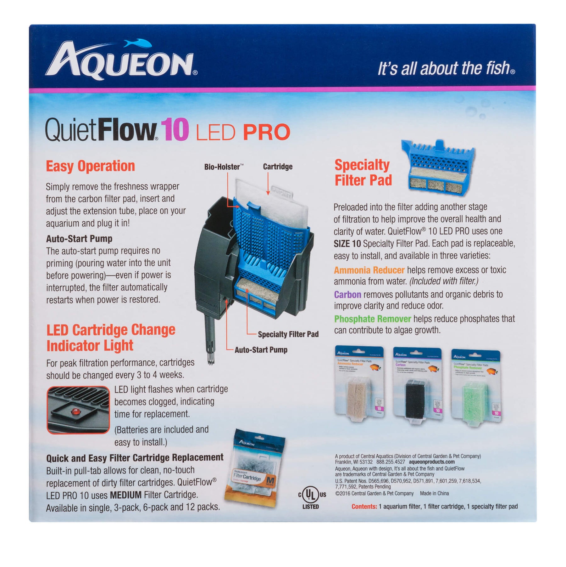 Aqueon - Power Filter Quiet Flow