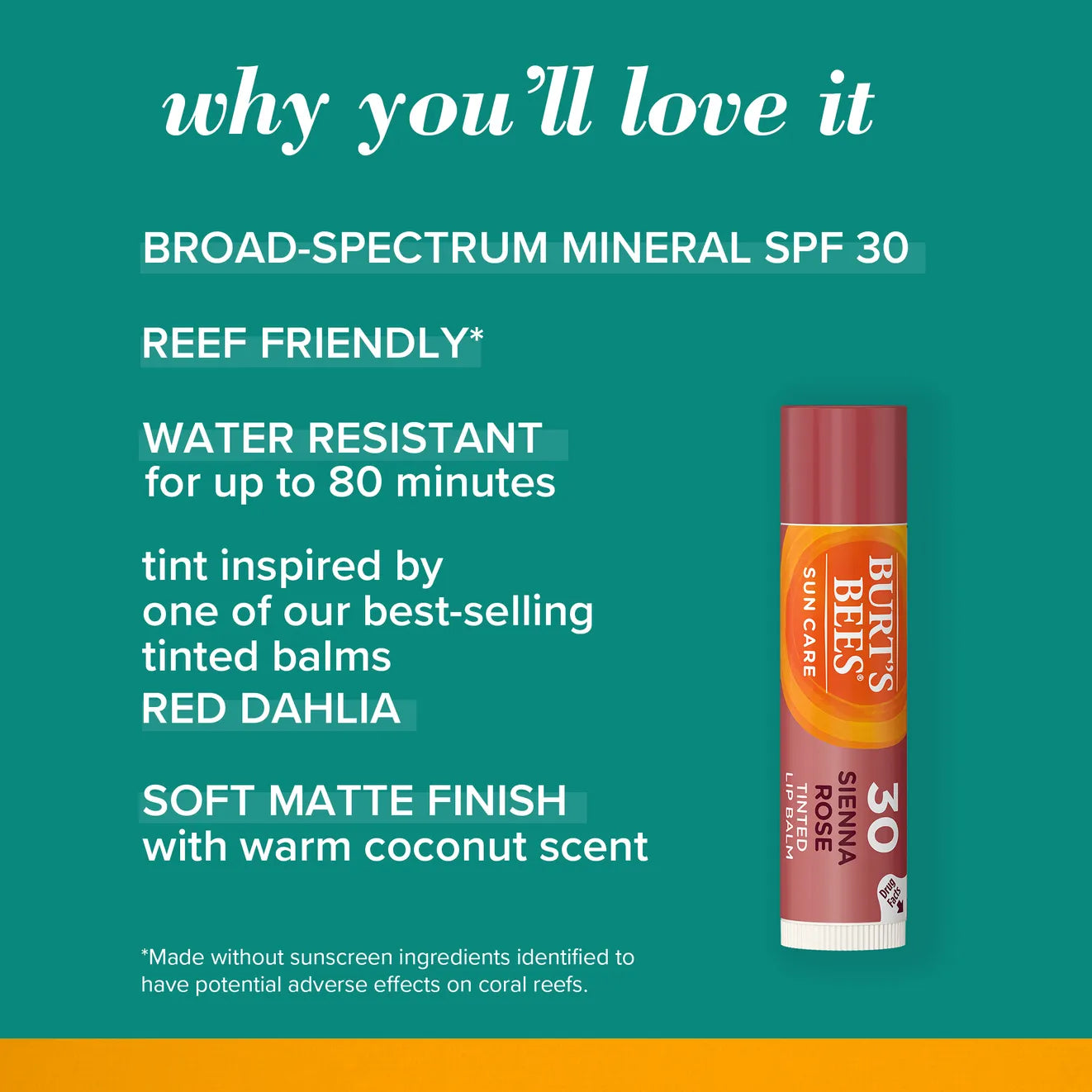 Burt's Bees - Tinted Lip SPF 30 Wild Peony