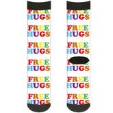 Buckle Down - Free Hugs Crew Socks