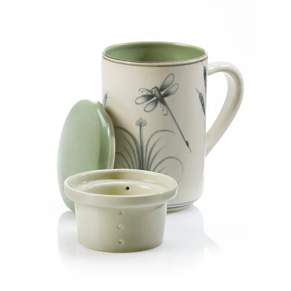 Dragonfly Tea Infuser Mug