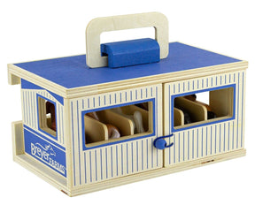 Breyer - Farms Blue Wooden Carry Case