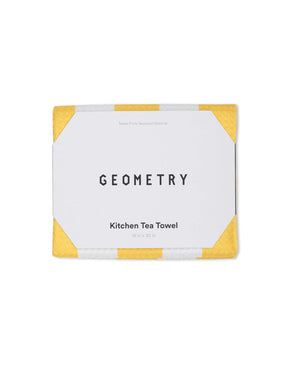 Geometry - Tea Towel Summer Bold Yellow