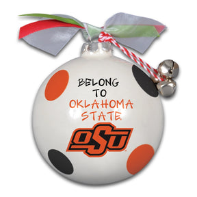 "Our Home & Our Heart Belong to" Collegiate Ornament