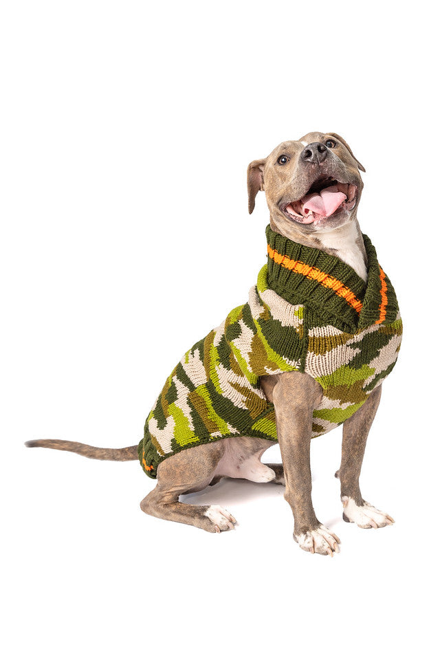 Dog Sweater Camo