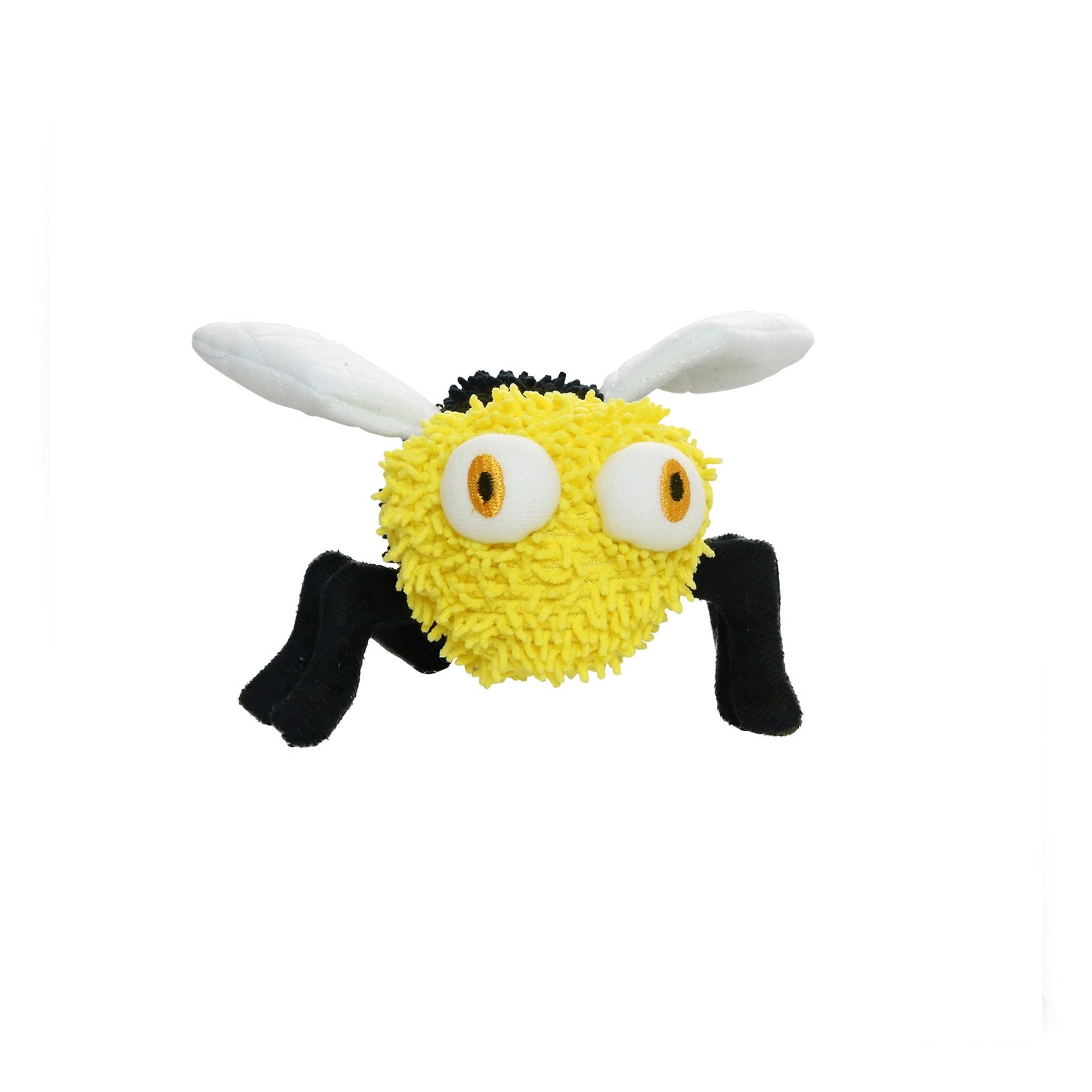 Mighty Microfiber Ball Medium Bee Squeaky Durable Toy