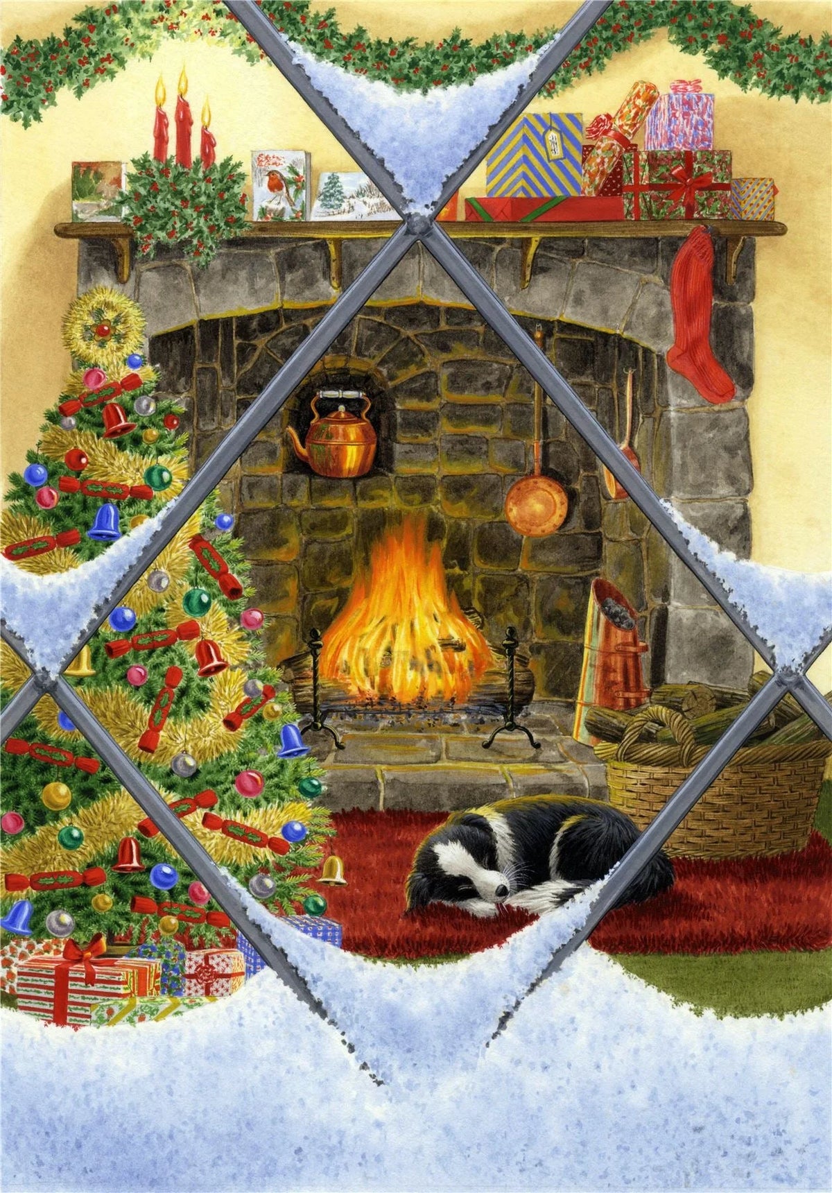 Puzzle Puppy Dreams at Christmas