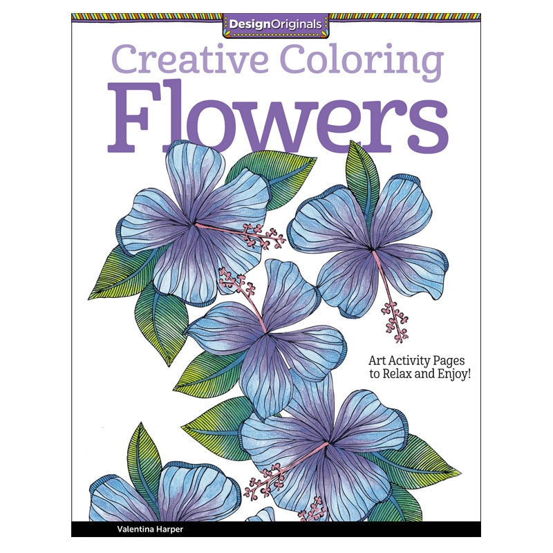 Coloring Book - Creative Coloring Flowers