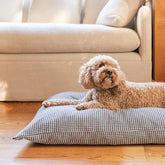 Dog Bed Houndstooth Flannel