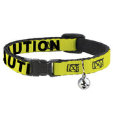 Buckle Down - Cat Collar Breakaway with Bell, Caution