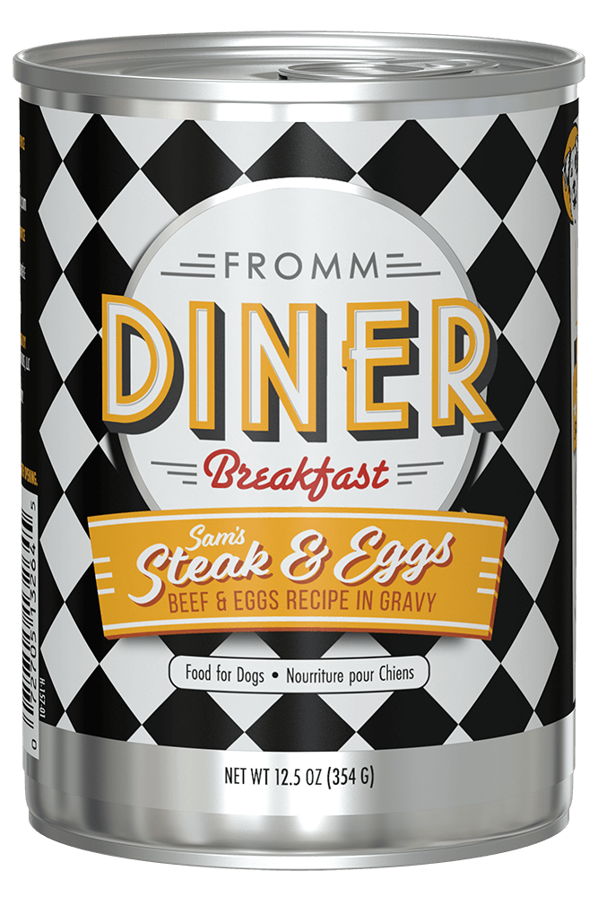 Fromm - Diner Breakfast Sam Steak & Eggs Dog Food Can