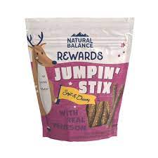 Natural Balance - Limited Ingredient Diets Jumpin’ Stix Venison & Sweet Potato Formula Dog Treats