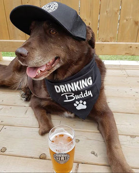 Dog Bandana Drinking Buddy