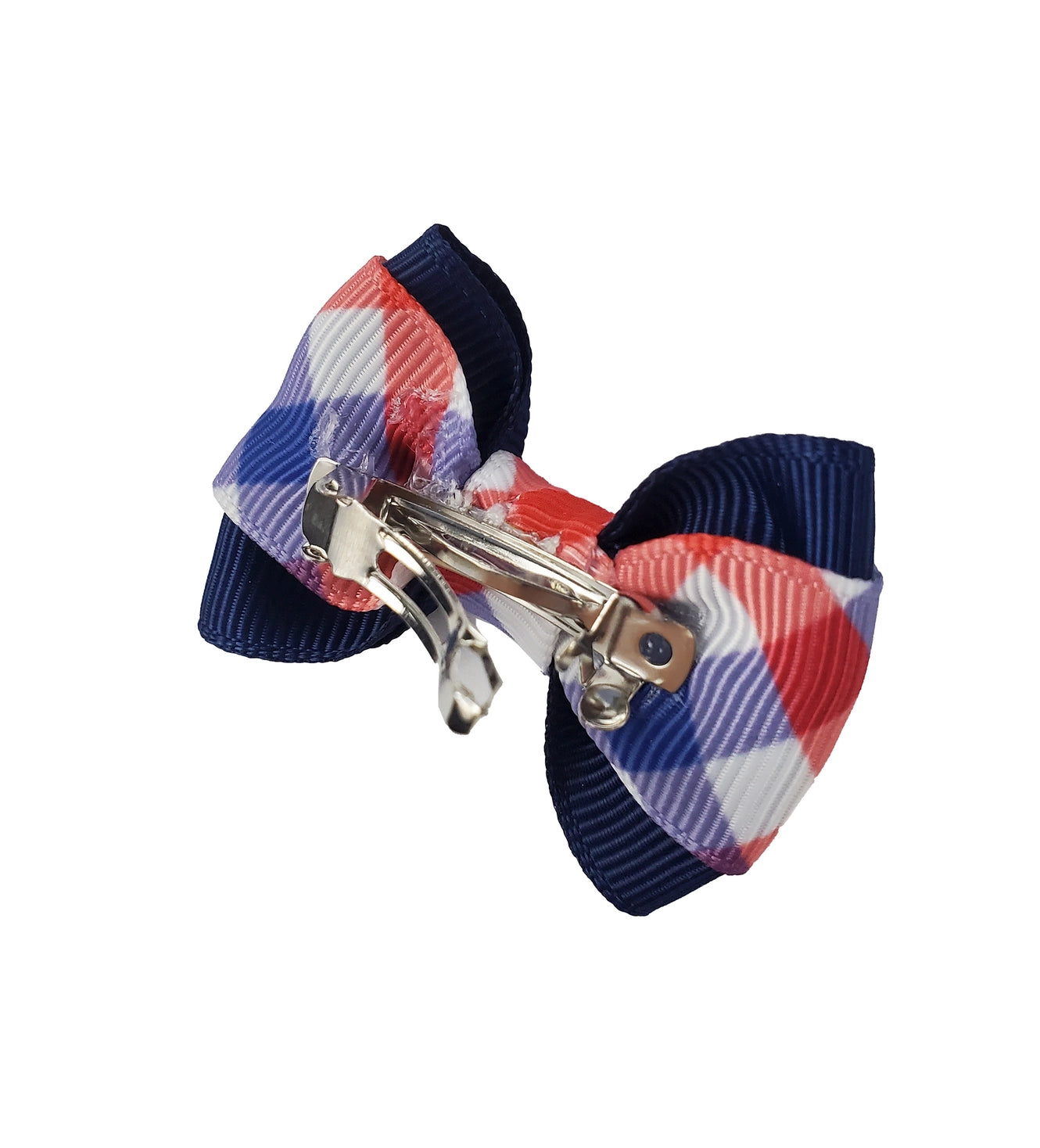 Barker's Bowtique - Red/White/Blue Gingham Dog Bow