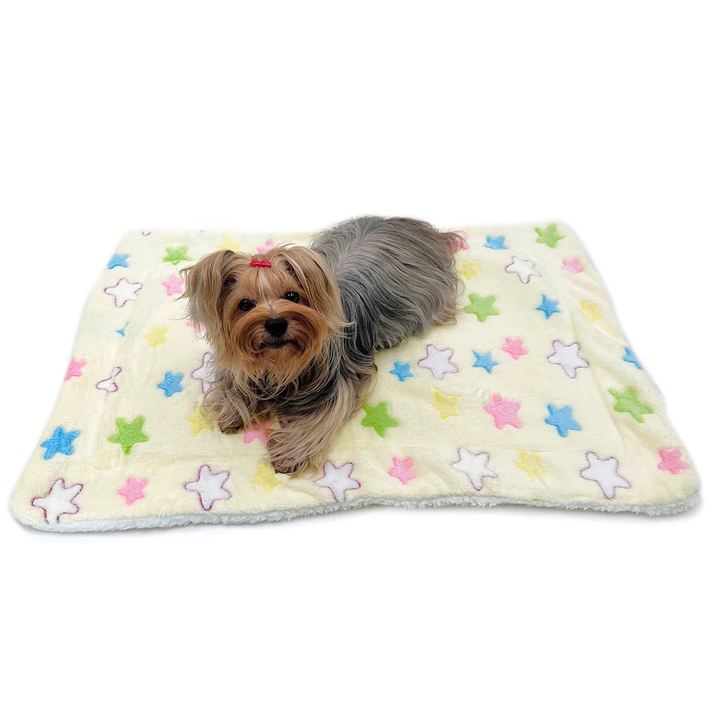 Klippo Blanket Colorful Stars Double Layered Ultra Plush