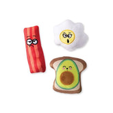 Petshop by Fringe Studio - 3 Pc Set Breakfast Dog Toy