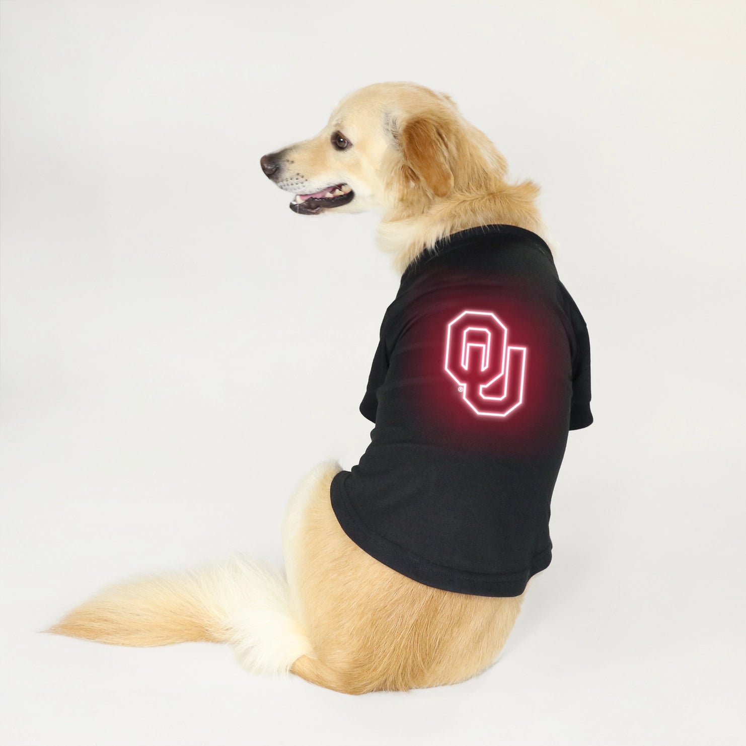 Oklahoma Sooners Neon Pet T-Shirt