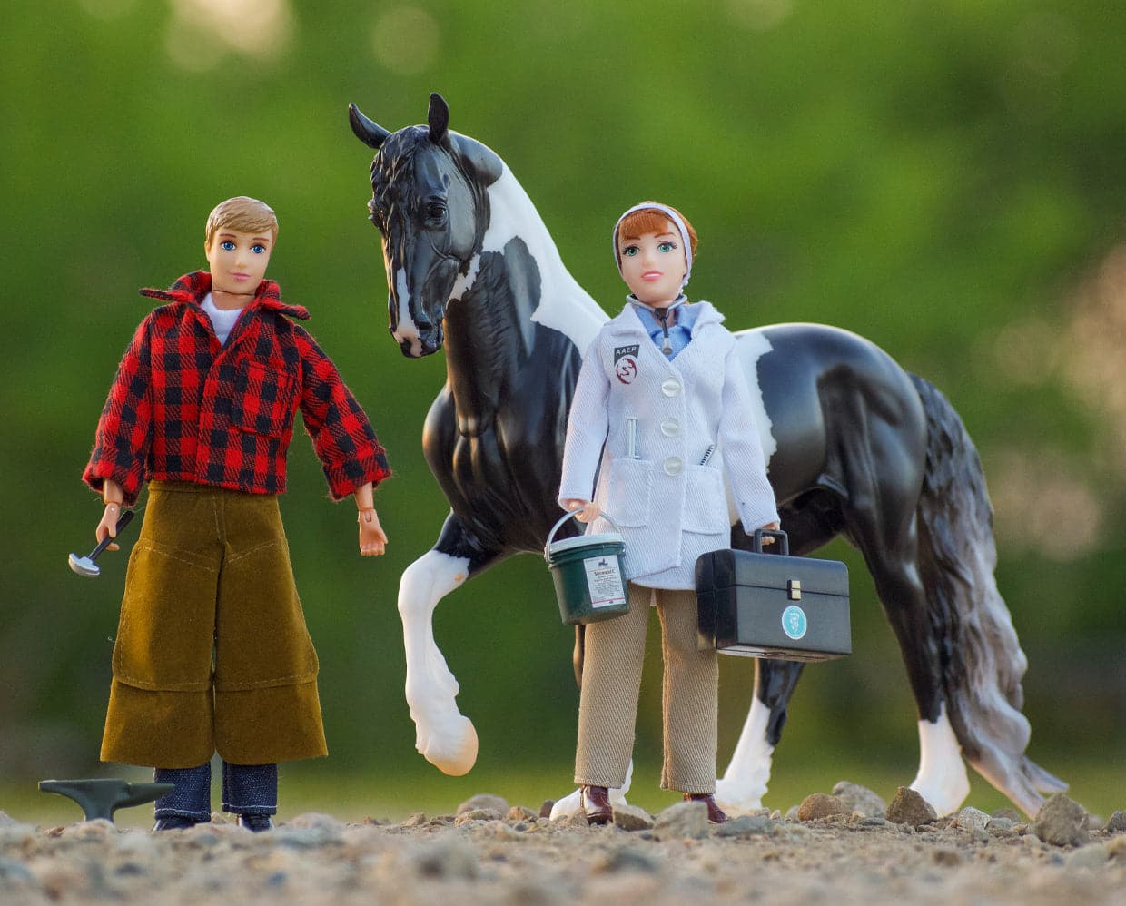 Breyer - Farrier with Blacksmith Tools 8" Figure