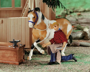 Breyer - Farrier with Blacksmith Tools 8" Figure