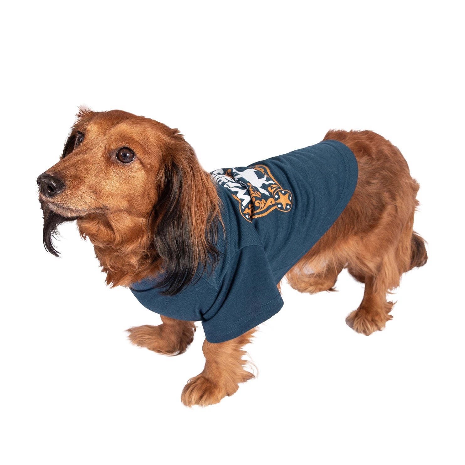 Dog Tee Long Live Cowboys Navy