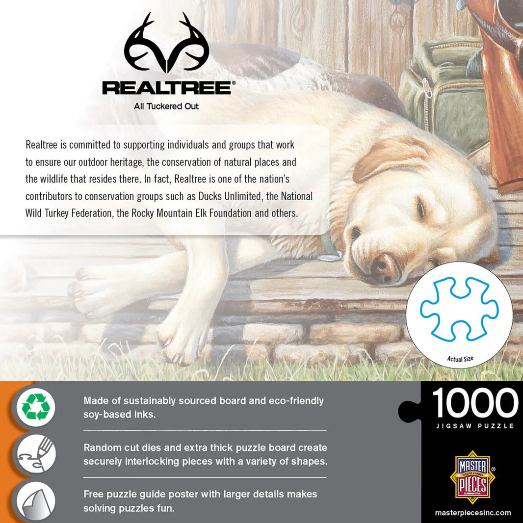 All Tuckered Out by Realtree - 1000 Piece Jigsaw Puzzle