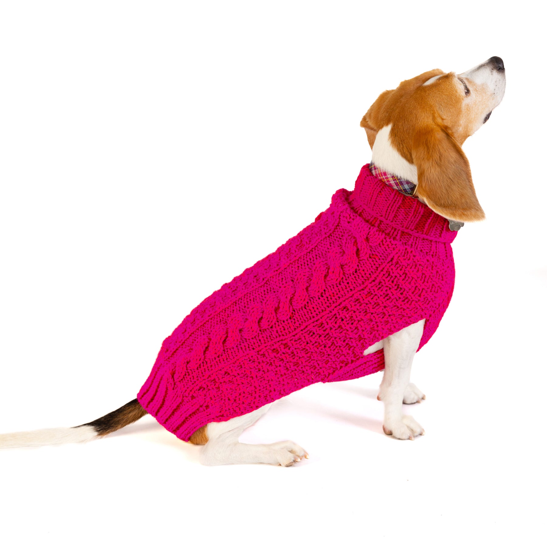 Dog Sweater Alpaca Pink Wool