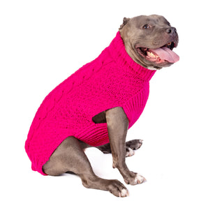 Dog Sweater Alpaca Pink Wool