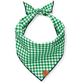 Bandana Dog Grass Gingham