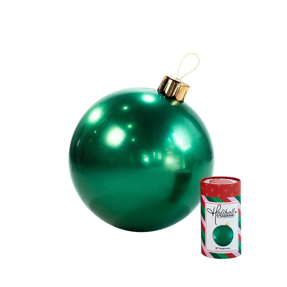 Holiball Inflatable Ornament - Green