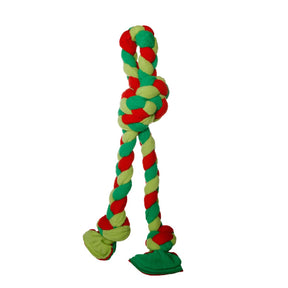 Tall Tails - Holiday Braided Fleece Tug