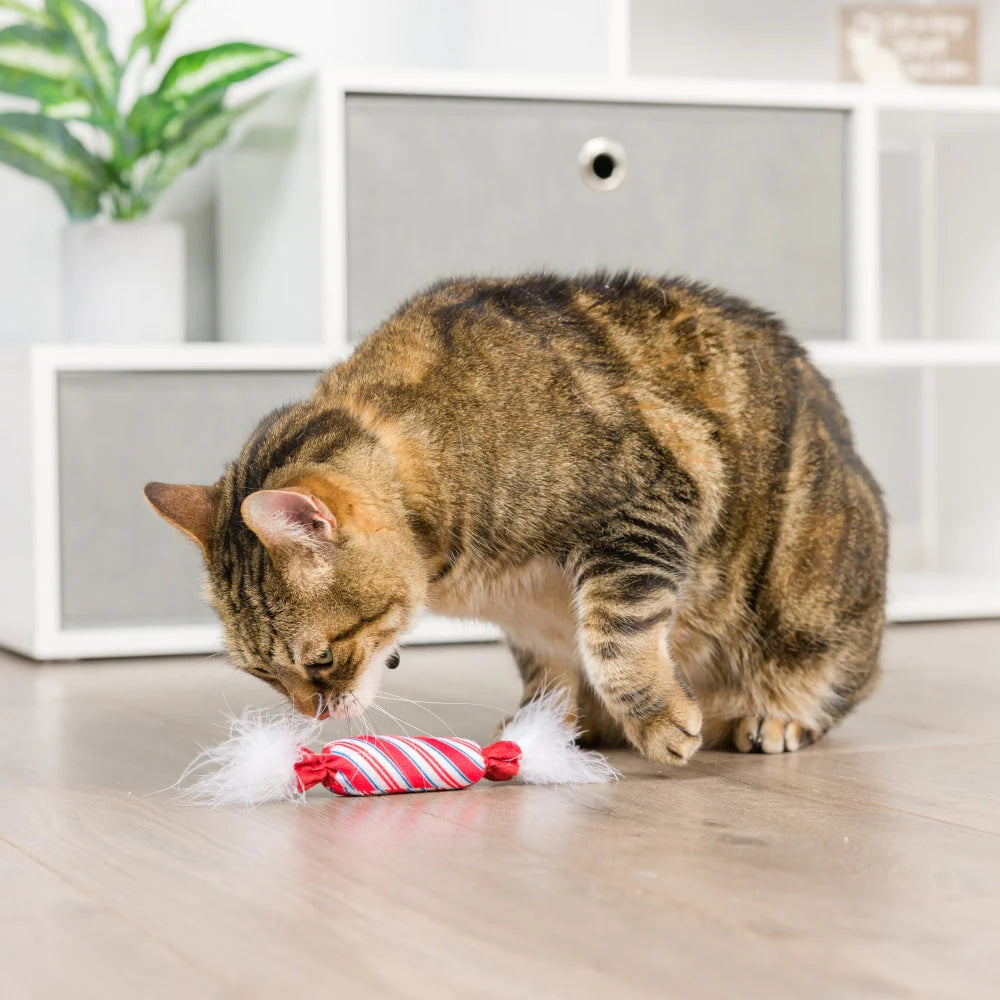 Huxley & Kent - Cat Toy Lit Donut & Peppermint Candy