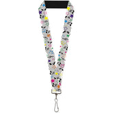 Buckle Down - Lanyard Music Notes Stars & Colors