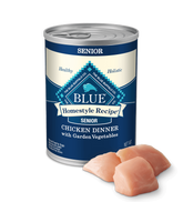 Blue Buffalo Homestyle - Senior Dog Chicken Dinner with Garden Vegetables Canned Dog Food